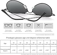 Vista 6 de 2 pares de lentes de lectura bifocales con protección UV400, lentes de sol con bloqueo de luz azul, lentes de sol para hombres y mujeres