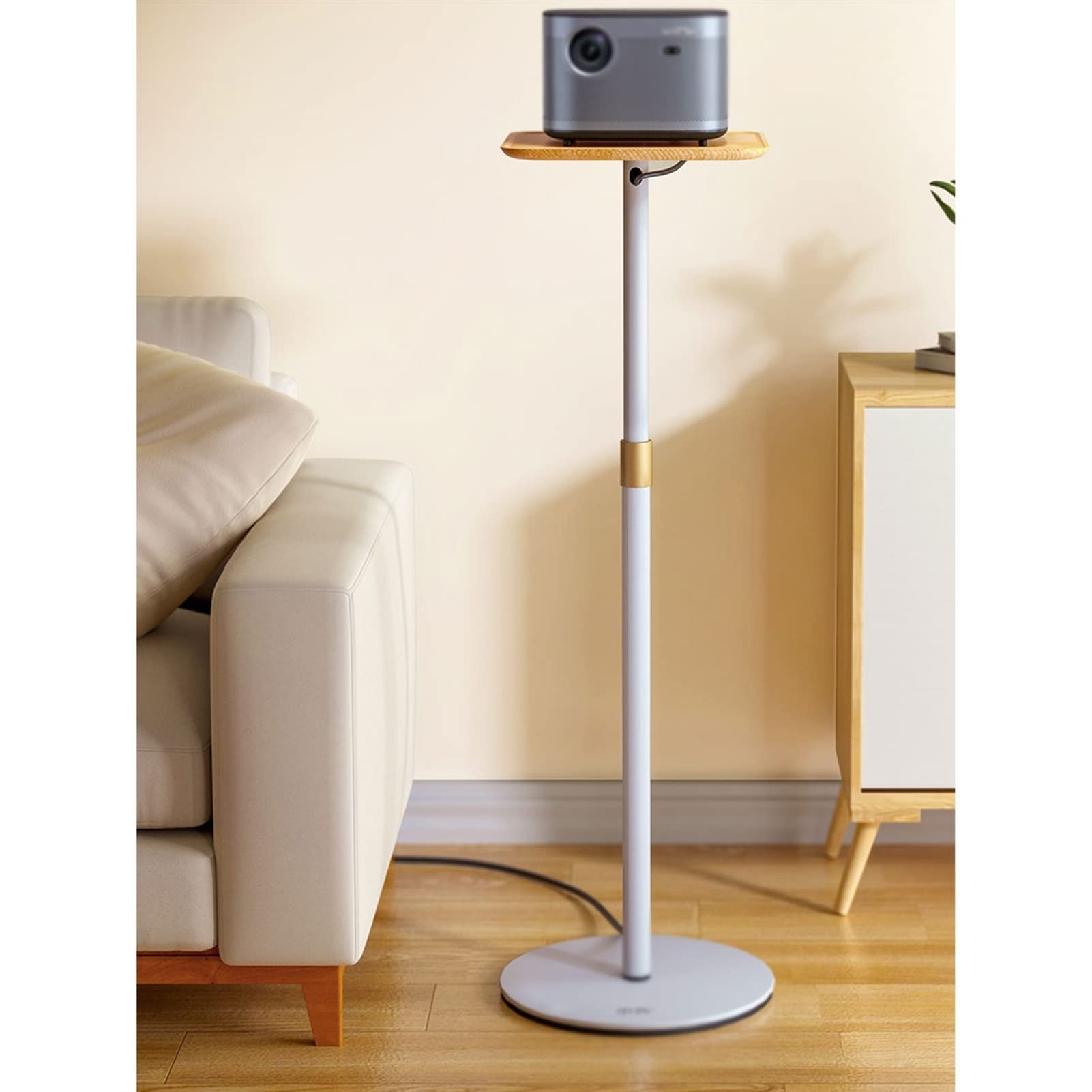 Support Videoprojecteur Support De Projecteur Support De Projecteur sur Pied Maison Salon Chambre Plateau Mural Support De Projecteur Robuste Support Télescopique Support Projecteur(A)