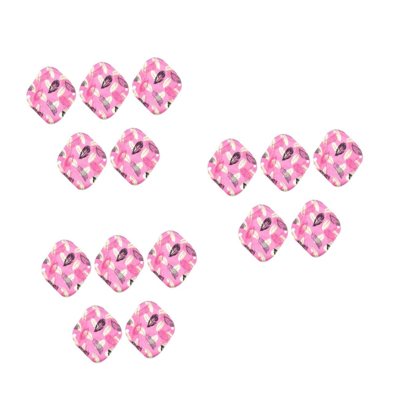 VALICLUD 3 Set Assorbenti Mestruali Riutilizzabili Lavabili Fibra Design Pratico E Comfort Per Donne 5 Pezzi*3