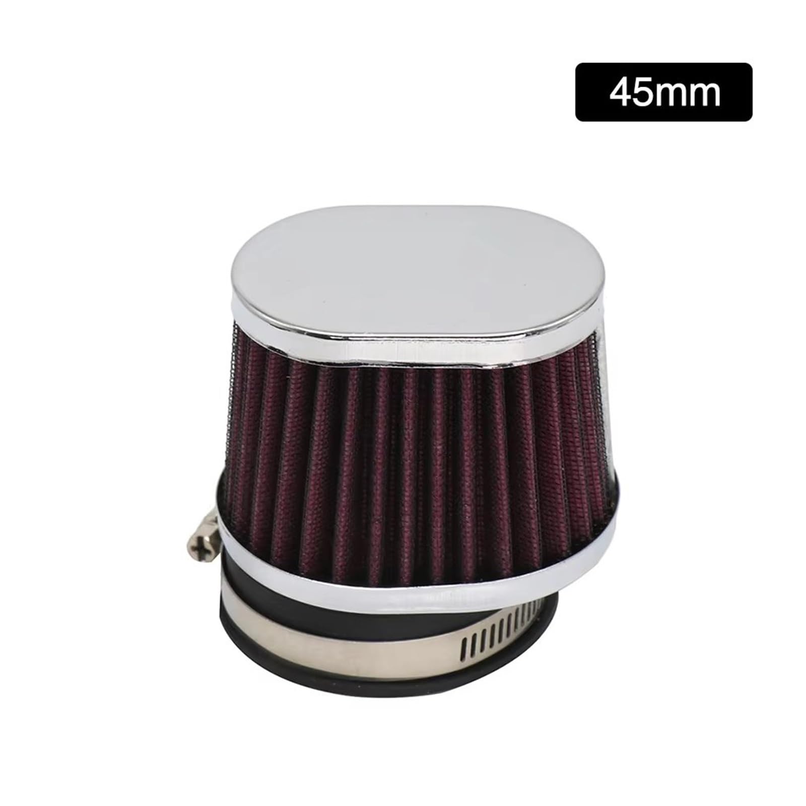 Filtro Aspirazione Aria Moto 38 mm 42 mm 45 mm 50 mm 55 mm | Filtro aria moto da 60 mm, filtro aspirazione aria sportiva per auto da corsa(45mm)
