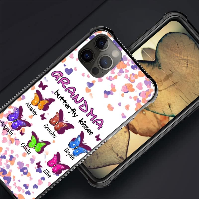 Miniatura 6 de Funda de goma personalizada para iPhone 14, 11, 12, 13, XR, 8, Samsung S23, S22, S21, S20, A03S, A53, con nombre del nieto, divertido regalo para la