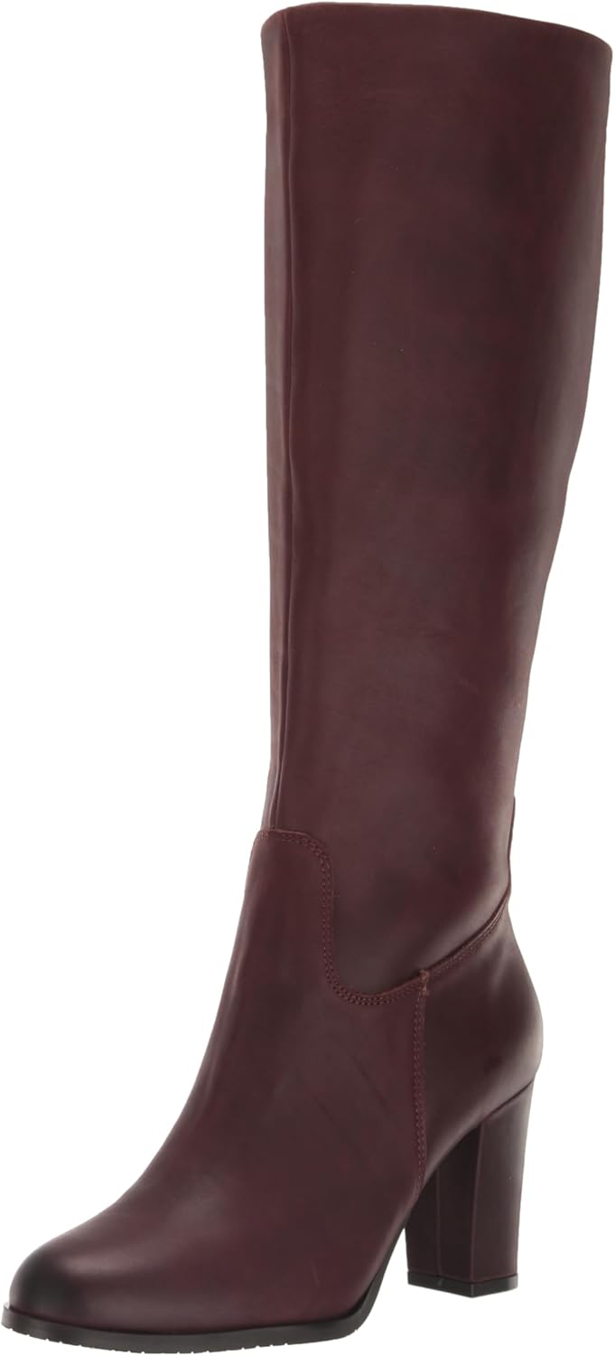 Nydj Women's Sabastin Waxy Calf 7 Chocolate Brown
