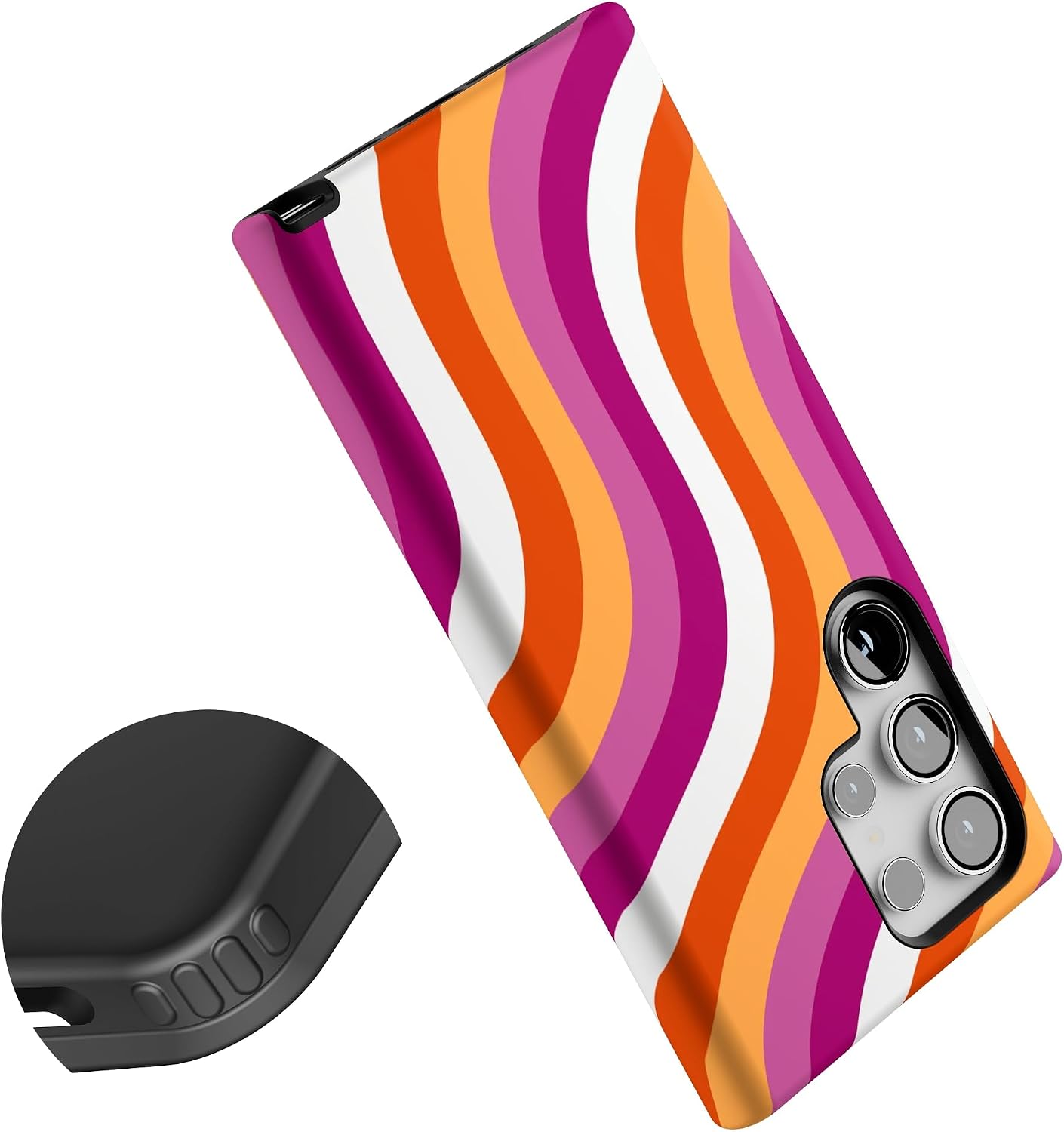 Casely Galaxy S24 Ultra Case | All for Love | Pride | Essential Slim Dual-Layer Protective Design