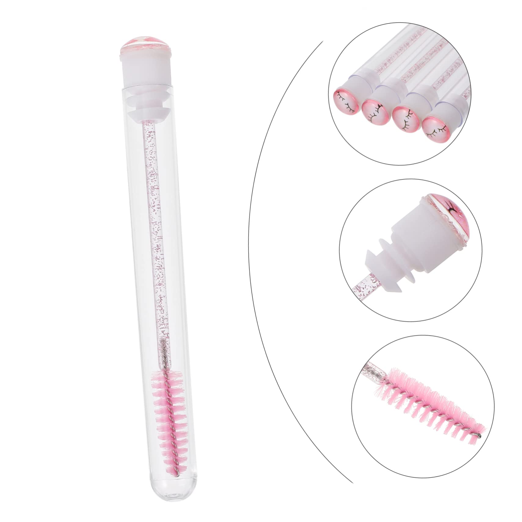 Ipetboom 10pcs Mascara Brushes for Women Portable Eyelash Applicators for Makeup Lightweight and Convenient Eyelash Tools for Fashionable Looks