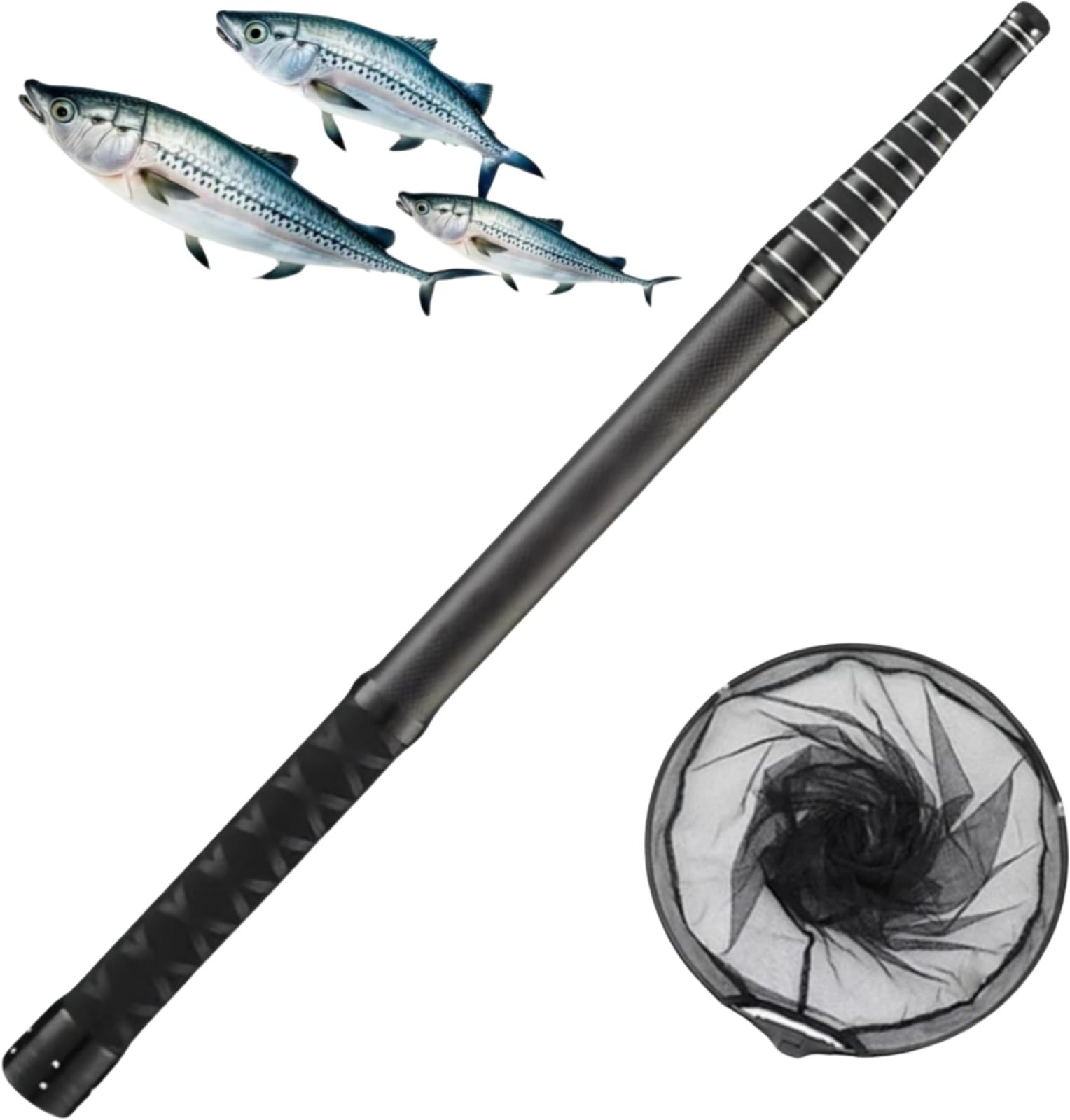 Amazon.co.jp: ZanLore 魚とり網 魚 網 タモ網 漁具 伸縮式 すくい網