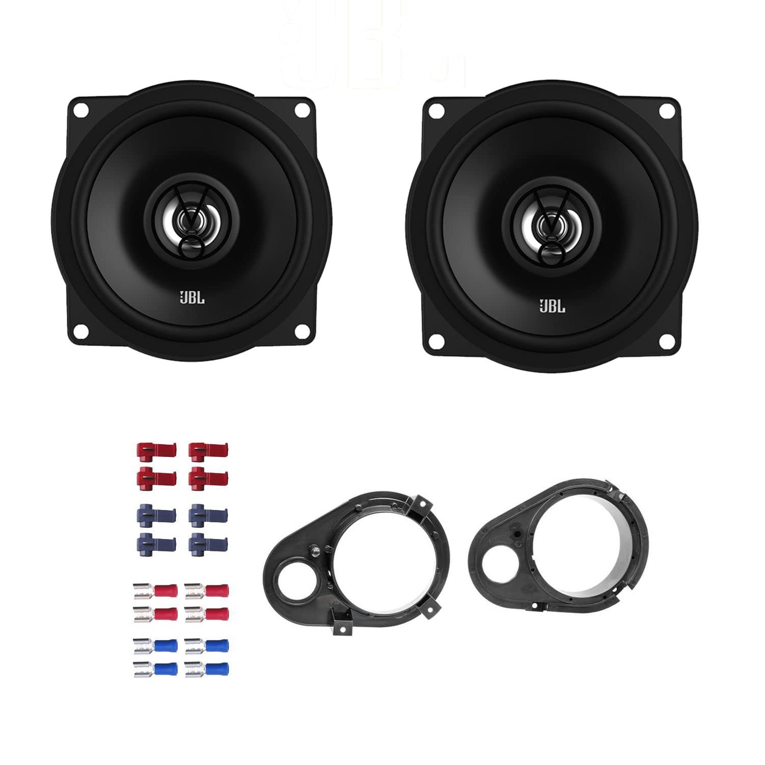 JBL Stage1 51F Auto Lautsprecher Boxen 300 Watt 13 cm 2 Wege Koax passend für Ford Escort (MK5/MK6/MK7) 1990-2000 Türen Front
