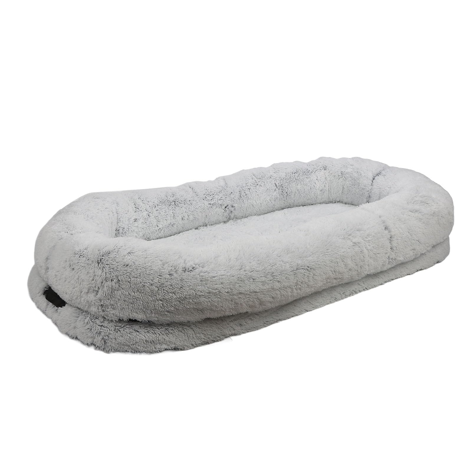 Lit pour chien de taille humaine en éponge moelleuse pour des siestes au salon