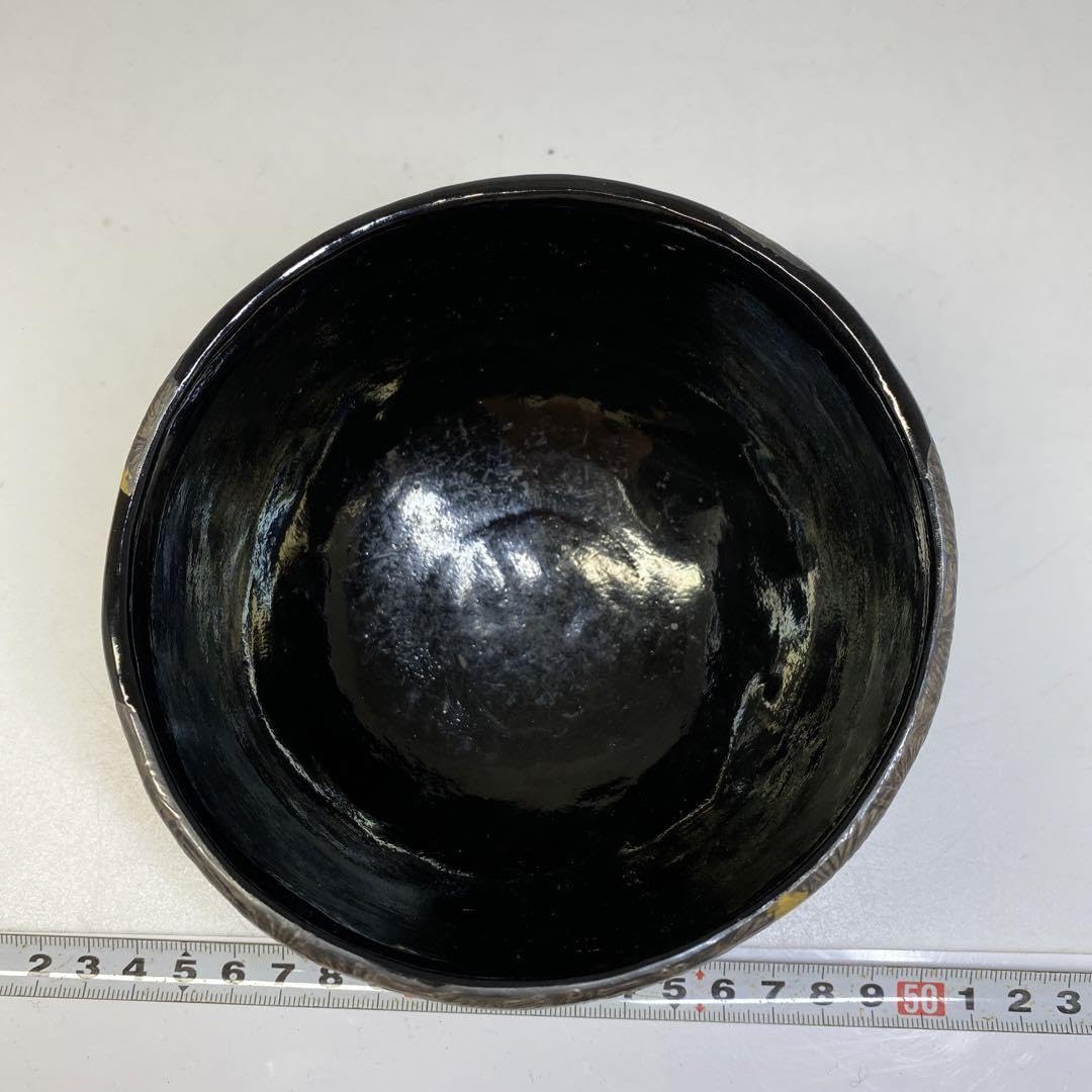 Amazon.co.jp: 茶3 浅野紫仙作 乾山写 松図茶碗 共箱 タサオ 直径約13