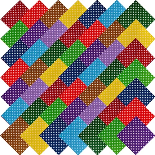 Image of 4 inchx4 inch 200pcs Cotton Fabric Squares for Sewing Quilting Supplies-Polka Dot | Good quality wonderful colors beautiful patterns soft and sturdy 100% cotton fabric squares perfect for quilting projects