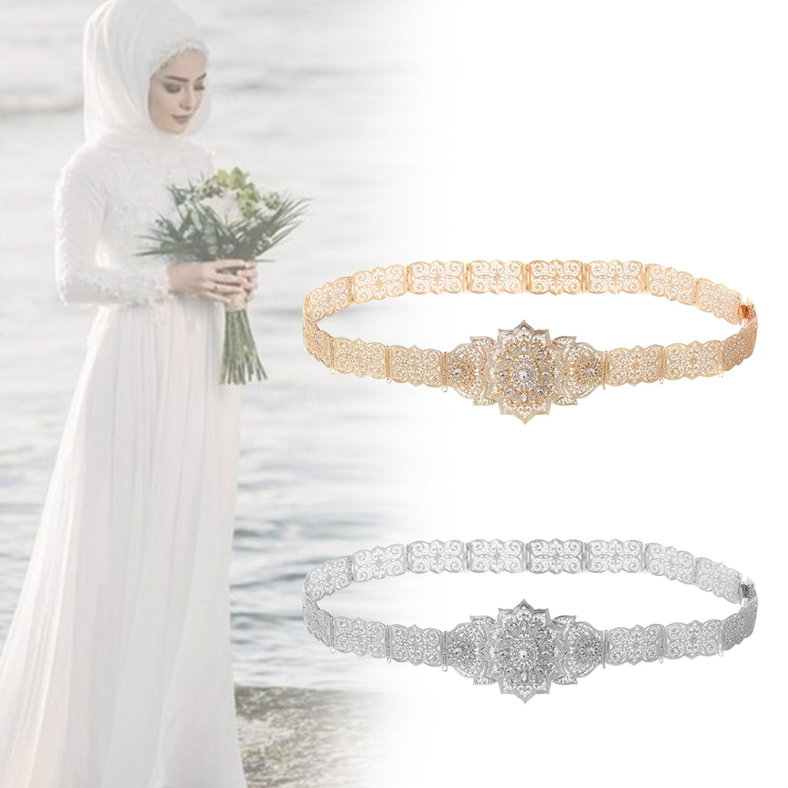 Cinturón del Cáucaso ruso para mujer, vestido étnico, cinturón de cintura con, cintura de boda, corsé decorativo, accesorio de nupcial