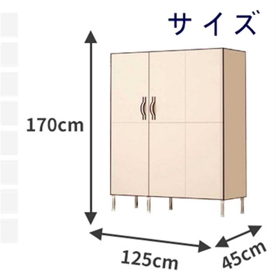 Amazon｜ワードローブ ハンガーラック クローゼット 19mmパイプ