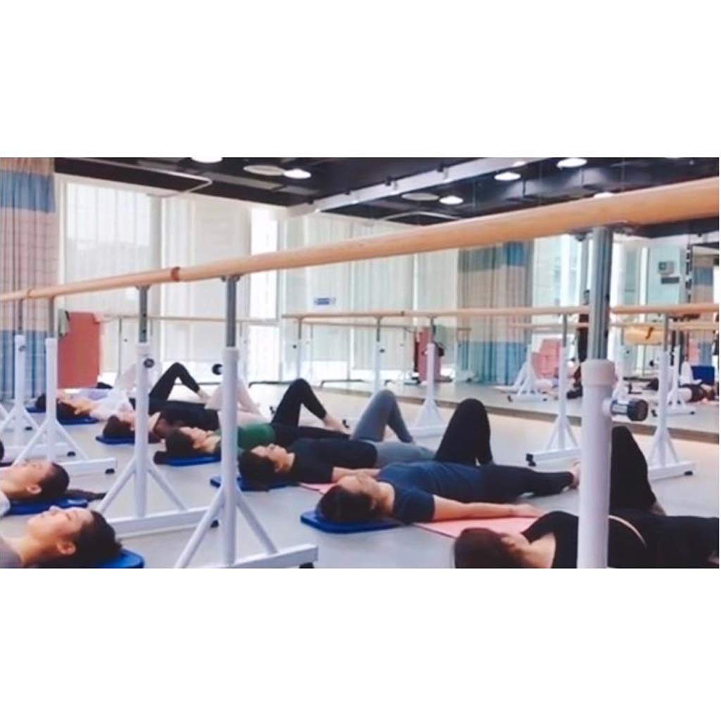 Ballet Bar Ballet Bar Portable Mobile Extendable Home Dance Bar Practical Professional Fitness Equipment with Non-Slip Rubber Feet