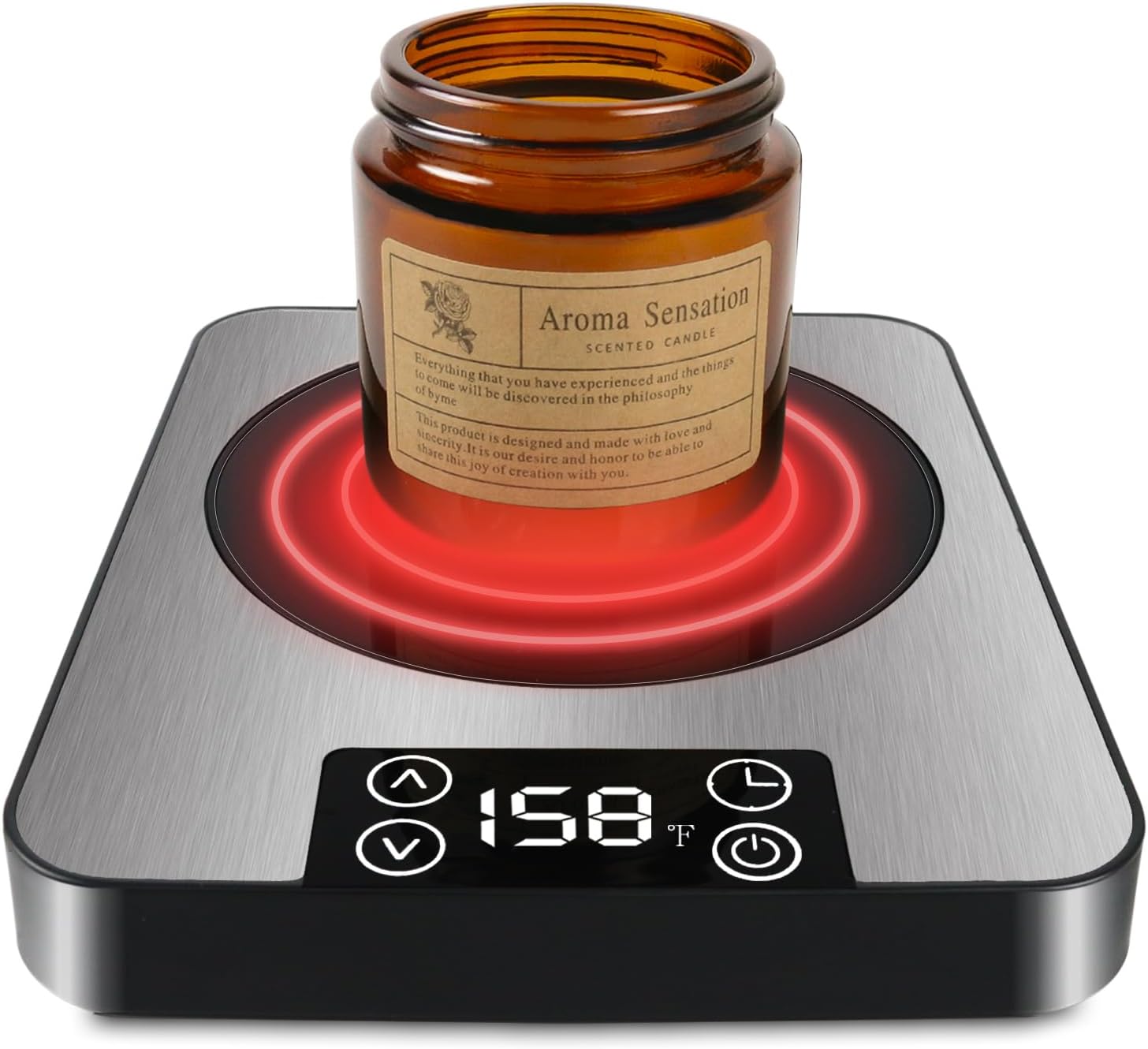 Candle Warmer Plate, Coffee Mug Warmer, Stainless Steel