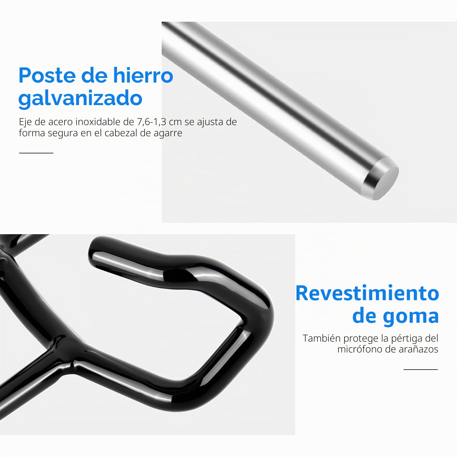 NEEWER Soporte Brazo de Micrófono de Metal para Soportes C y Soportes de Micrófono, Negro