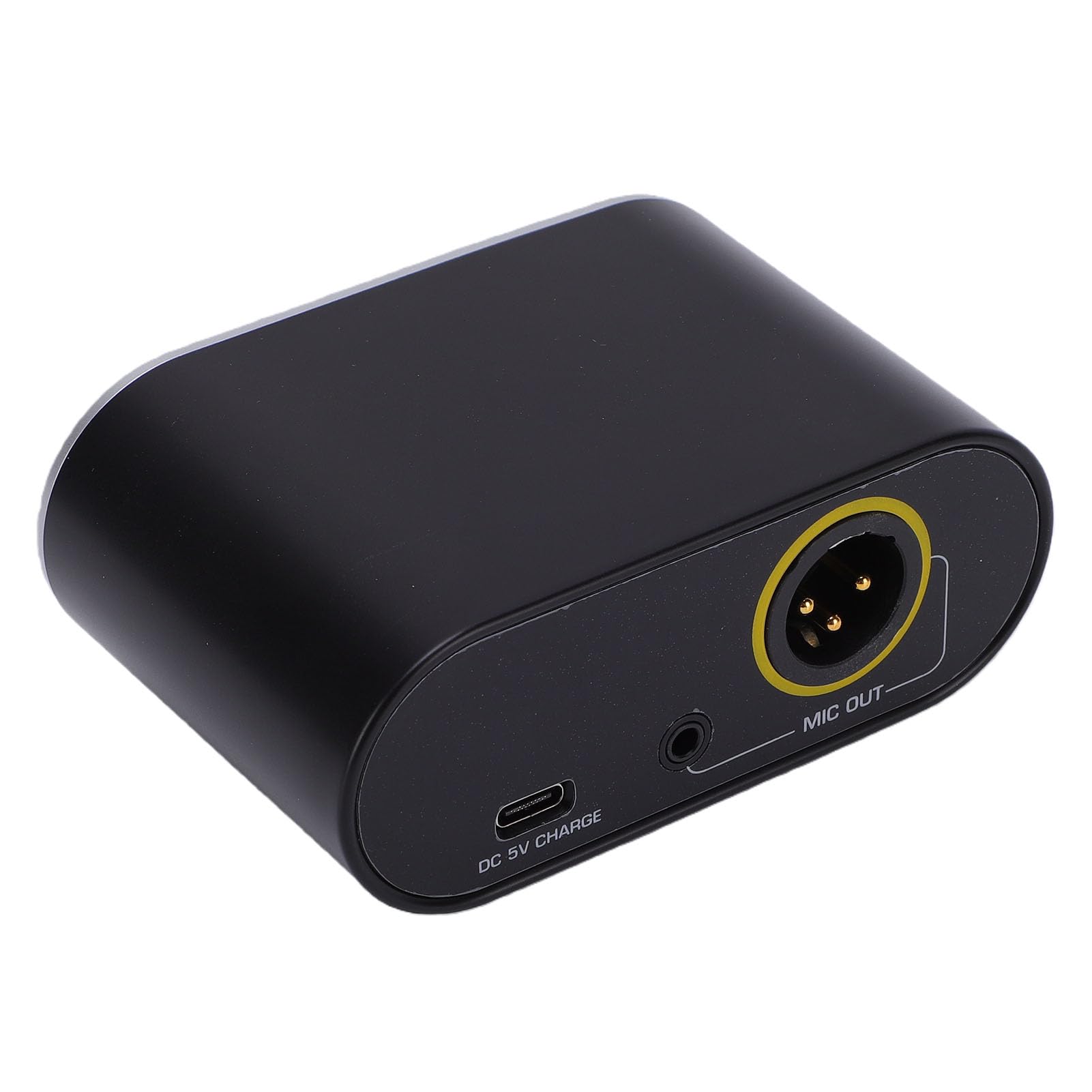 Dpofirs Preamplificatore Microfonico Regolabile, Ingresso a 2 Canali, Preamplificatore Microfonico per Registrazione in Studio con Microfono Dinamico e a Condensatore