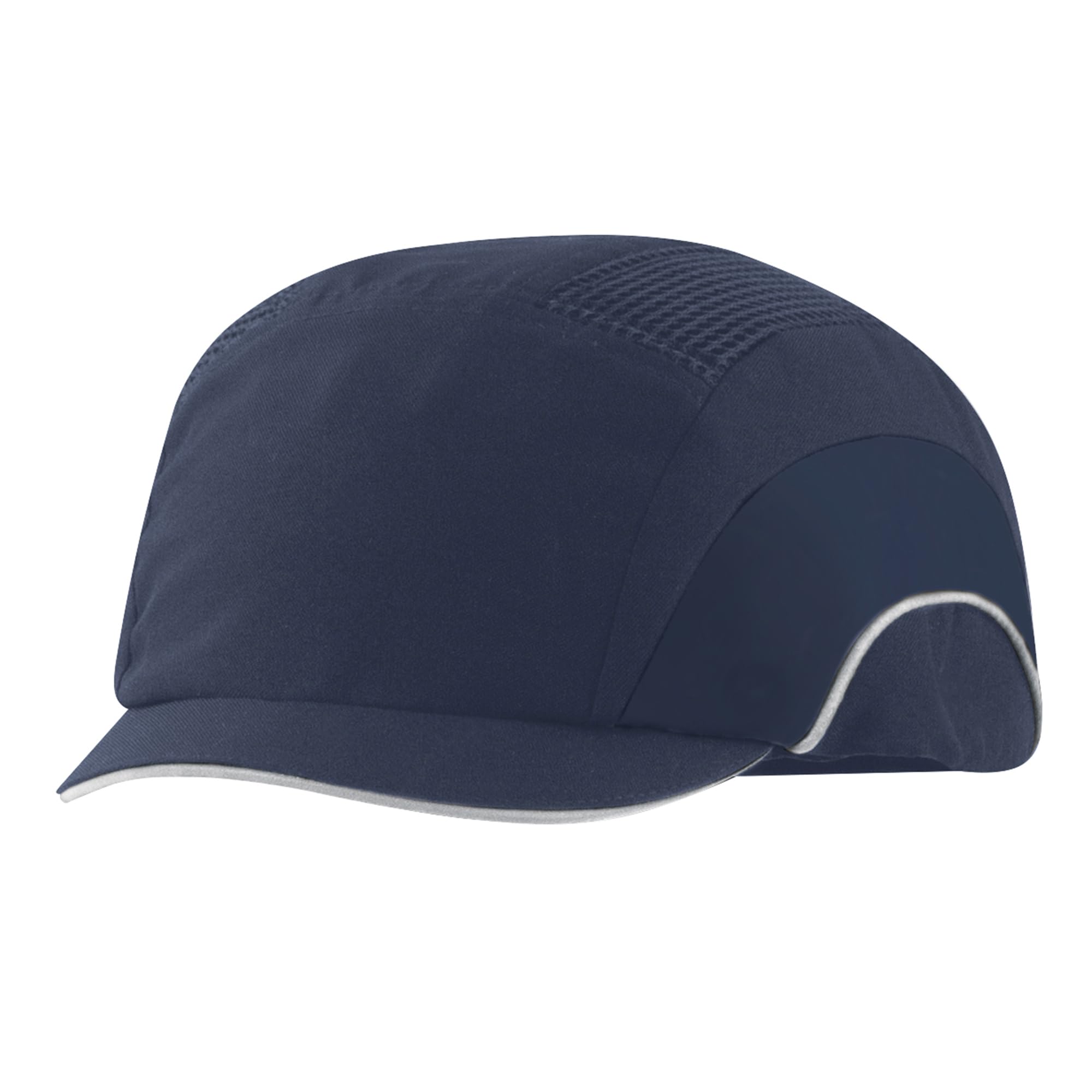 JSP HARDCAP A1+ Lightweight Safety Bump Cap - 2.5cm Peak - Navy - Ventilated - Mens Hard Hat Cap - For Construction, Warehousing, Manufacturing, Logistics & Industry - EN812