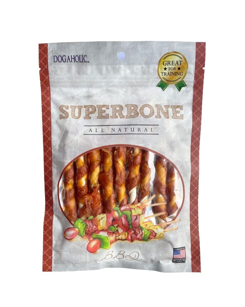 SuperBone All Natural Flavour Sticks | Anti-Oxidant | Vitamin E | Healthy & Training Treat | for Digs BBQ Flavour - Pack of 9 (B0CXFC5JCJ) Amazon Price History, Amazon Price Tracker