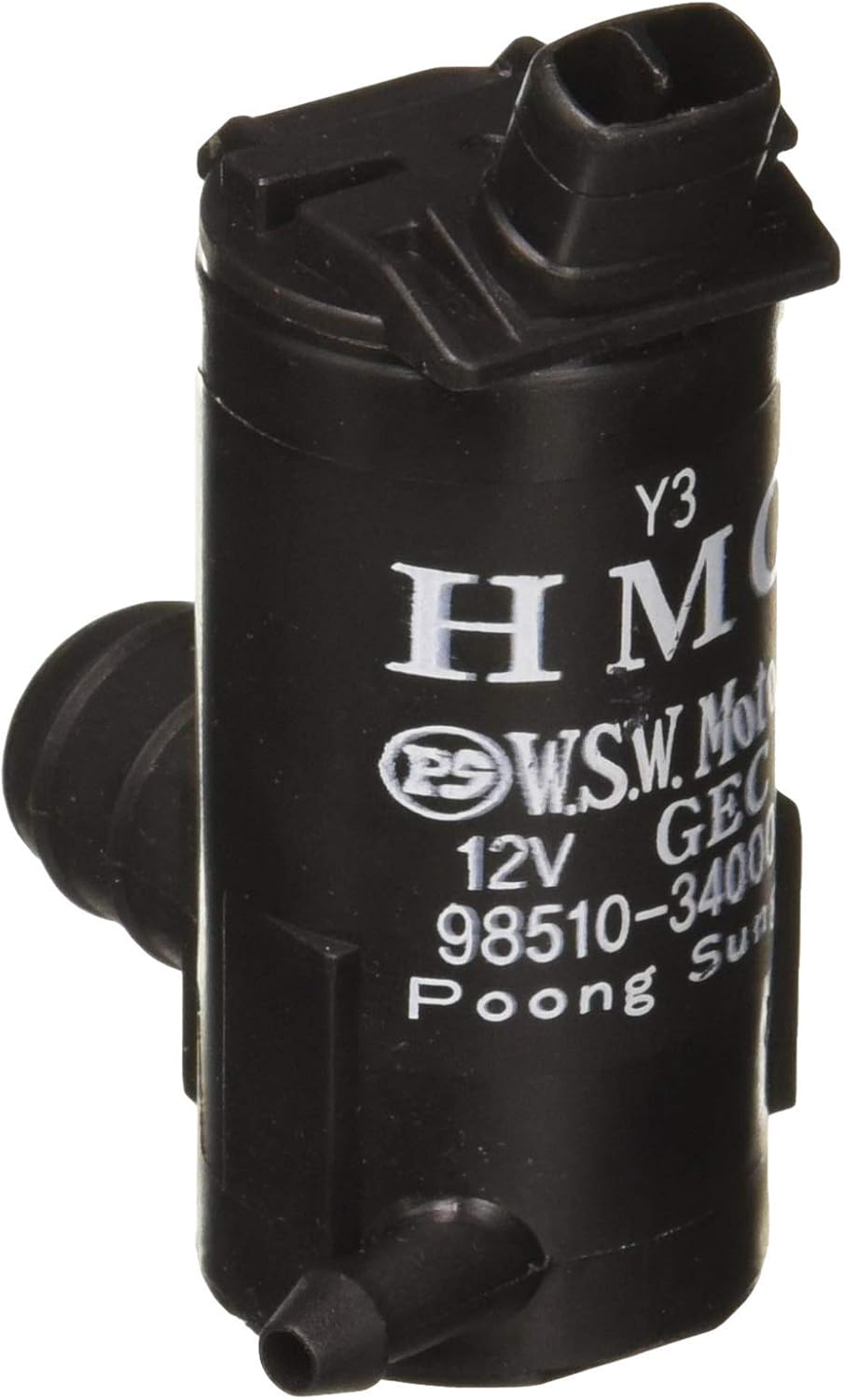 Genuine OEM 98510-34000 Motor & Pump - Windshield Washer / 9851034000 for Hyundai Elantra 95-06 Sonata 95-04 XG350 02-04 Tiburon 97-01 XG300 01 Accent 95-99 Kia Optima 01-02 / Replaces 985103B000