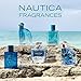 Nautica Pure Blue Deo Body Spray 6 fl oz (Pack of 1), Notes of Eucalyptus, Leather, and Vanilla, Men's Fragrance, Long Lasting, Everyday Fragrance