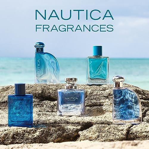 Image of Nautica Pure Blue Deo Body Spray for Men - 170g | Leather and Vanilla | Men's Fragrance | Long Lasting | Everyday Fragrance