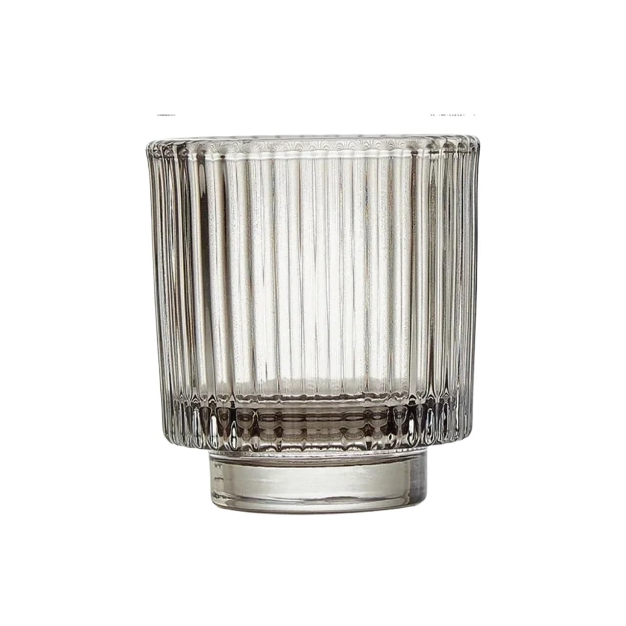 2PCS Glass Tealight Votive Candle Holders Living Room Simplicity Desktop Dinner Candlestick For Party Home Wedding Decorations(Color1)