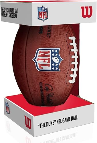 Wilson “The Duke” NFL Official Authentic Leather Game Ball Football