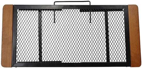 Miniatura 8 de ZSEDP Mesa plegable para exteriores mesa de red de hierro camping playa patio barbacoa fiesta equipo de barbacoa