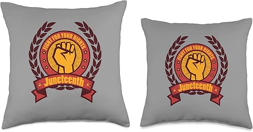 Miniatura 3 de Juneteenth African American History Pride Gifts Juneteenth Real Independence African American Pride Throw Pillow, 18x18, Multicolor
