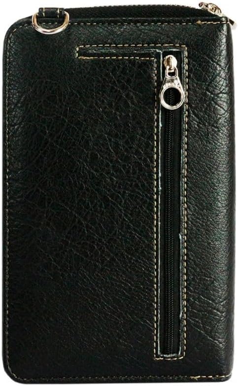 small western Crossbody flower Cell Phone wallet Purse for women Western Tooled PU Leather With Strap and cash/coin slot