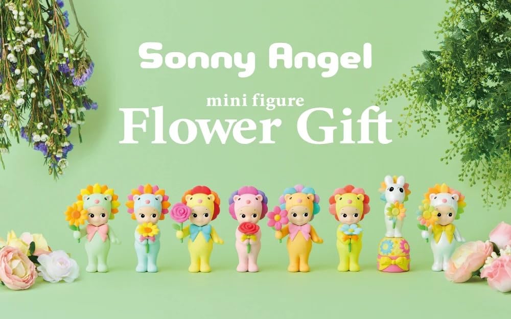 正規品シークレットSonny Angel Flower Gift ミニフィギュア Sonny Angel Flower Gift - Original Mini Figure, Limited Edition