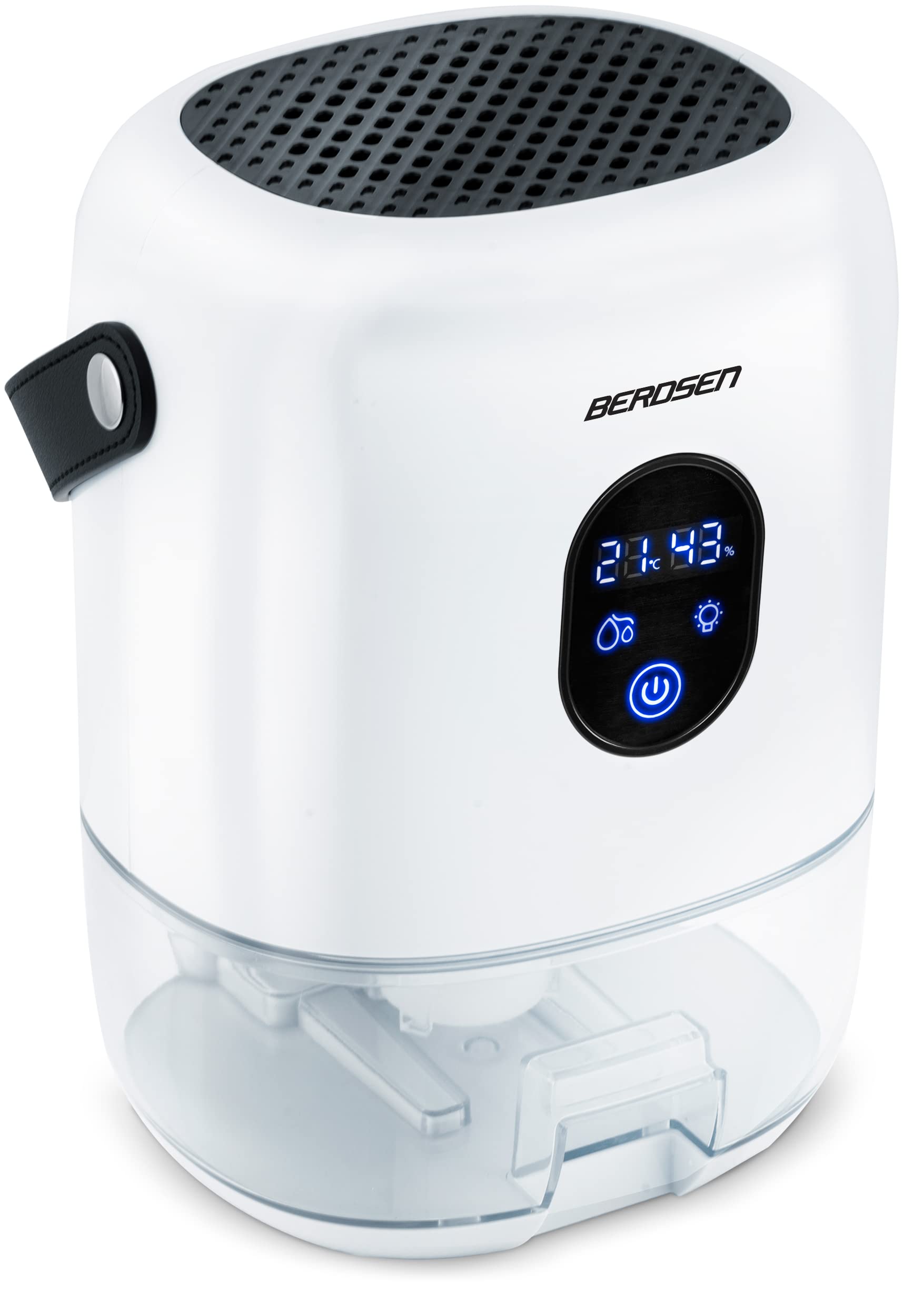 Osuszacz powietrza pochłaniacz wilgoci Berdsen BR-10B 1000 ml 22,5 W biały światla LED