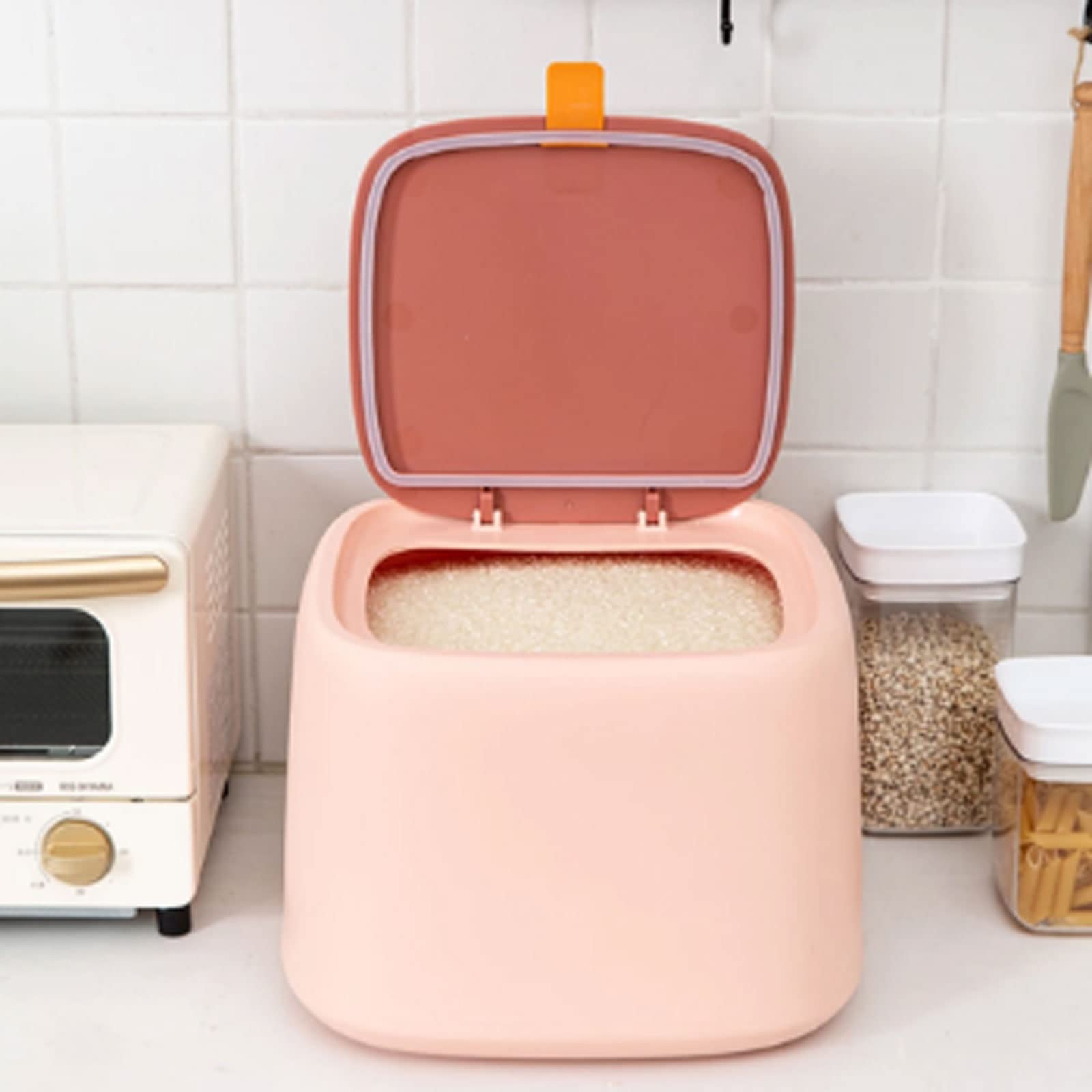 Tierfutterbox, Aufbewahrungskorb mit Deckel, Futterbox, Beutel, versiegelt, für Kätzchen, Hunde- und Katzenfutter, Futtereimer, versiegeltes Glas, Insektenbehälter, Trockenreis-Aufbewahrungs