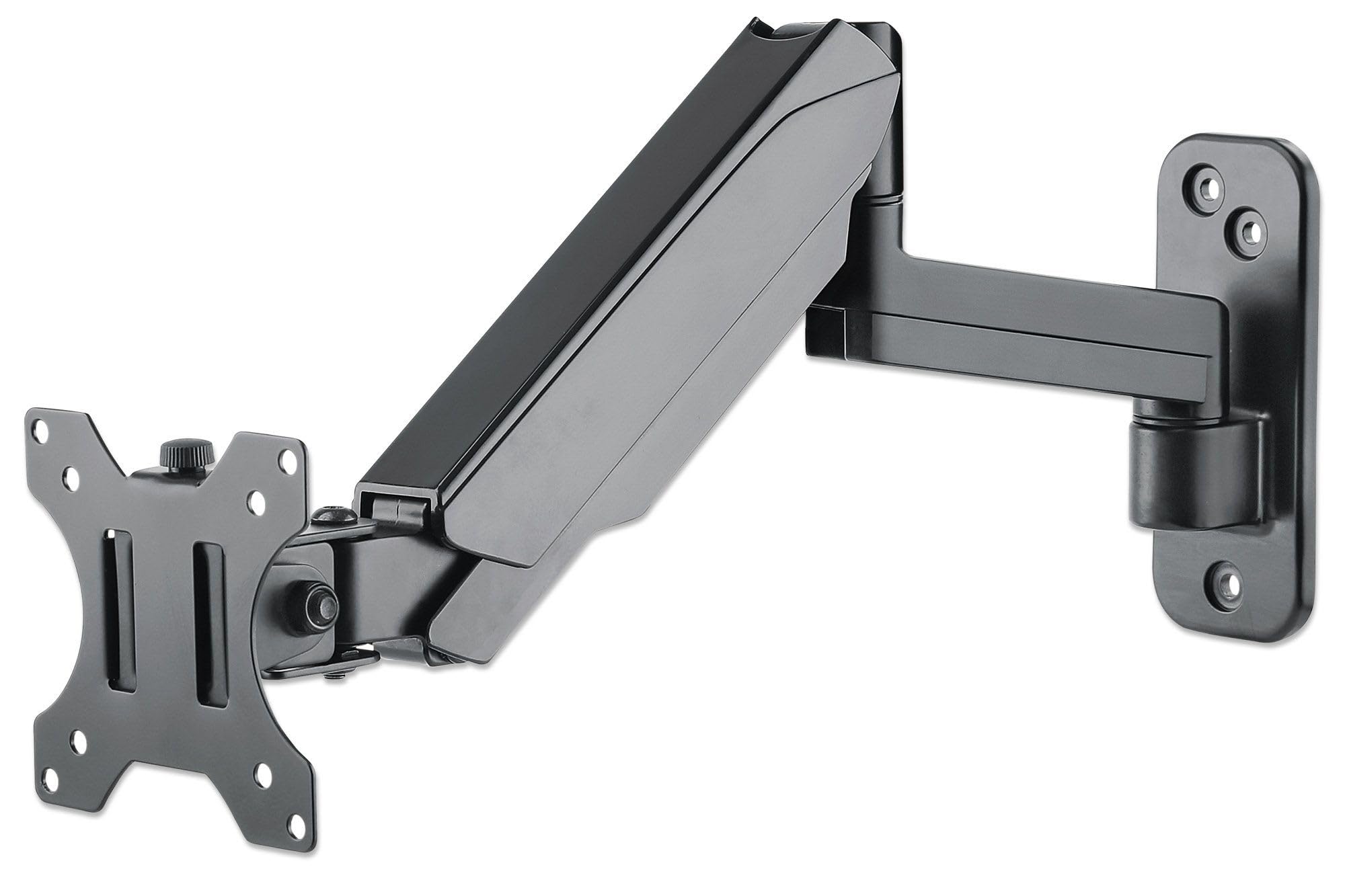Manhattan 461610 Supporto TV a parete 81,3 cm [32] Nero (TV/MONITOR WALL MOUNT SPRINGARM - -17-32IN VESA TO 100X100 8KG)