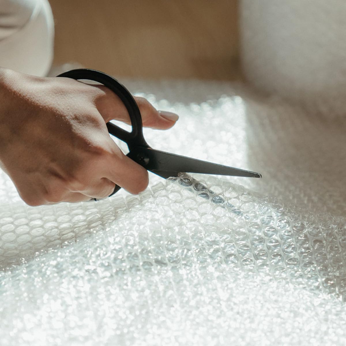 Uonlytech Film à Bulles Transport D'emballage Antichoc, en LDPE Rouleau pour Protection de Verre et Verre et Objets Artisanaux