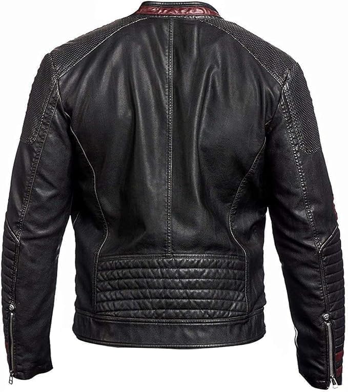 N7 Mass Effect 3 Commander Shepherd Gaming Black Faux Leather Jacket3