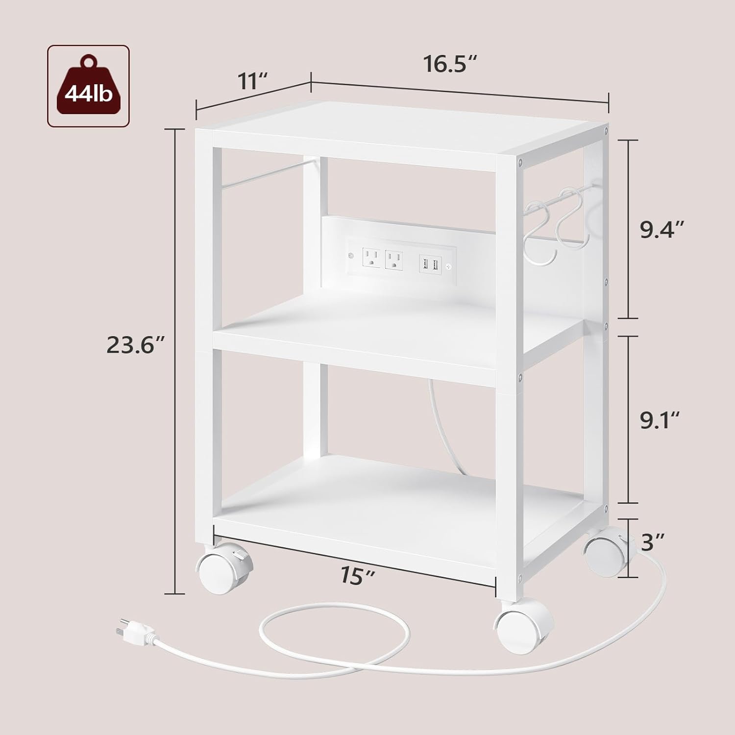 Printer Stand Dimensions and Load Capacity