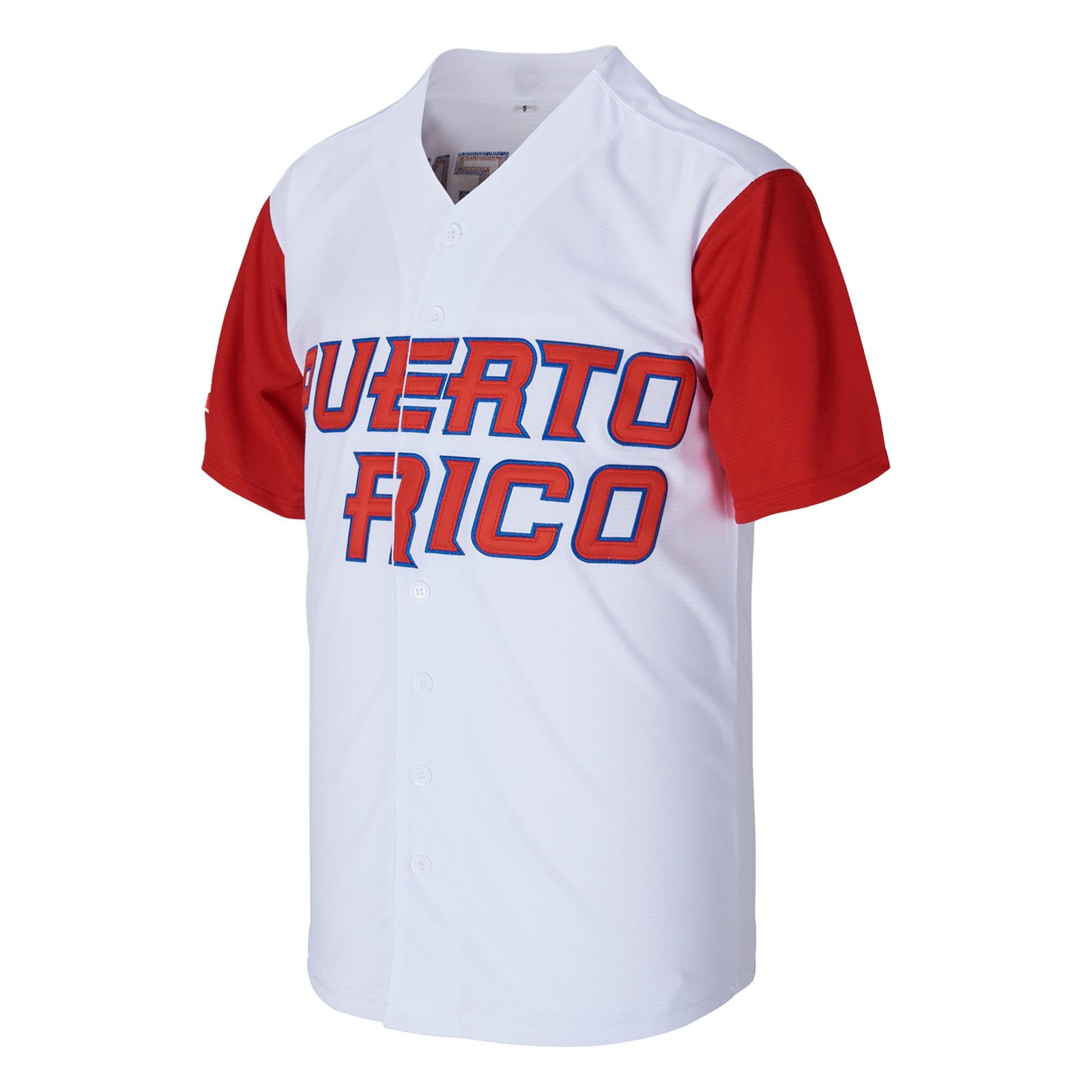Kekambas #21 Roberto Clemente Puerto Rico World Game Classic Mens Baseball Jersey Stitched