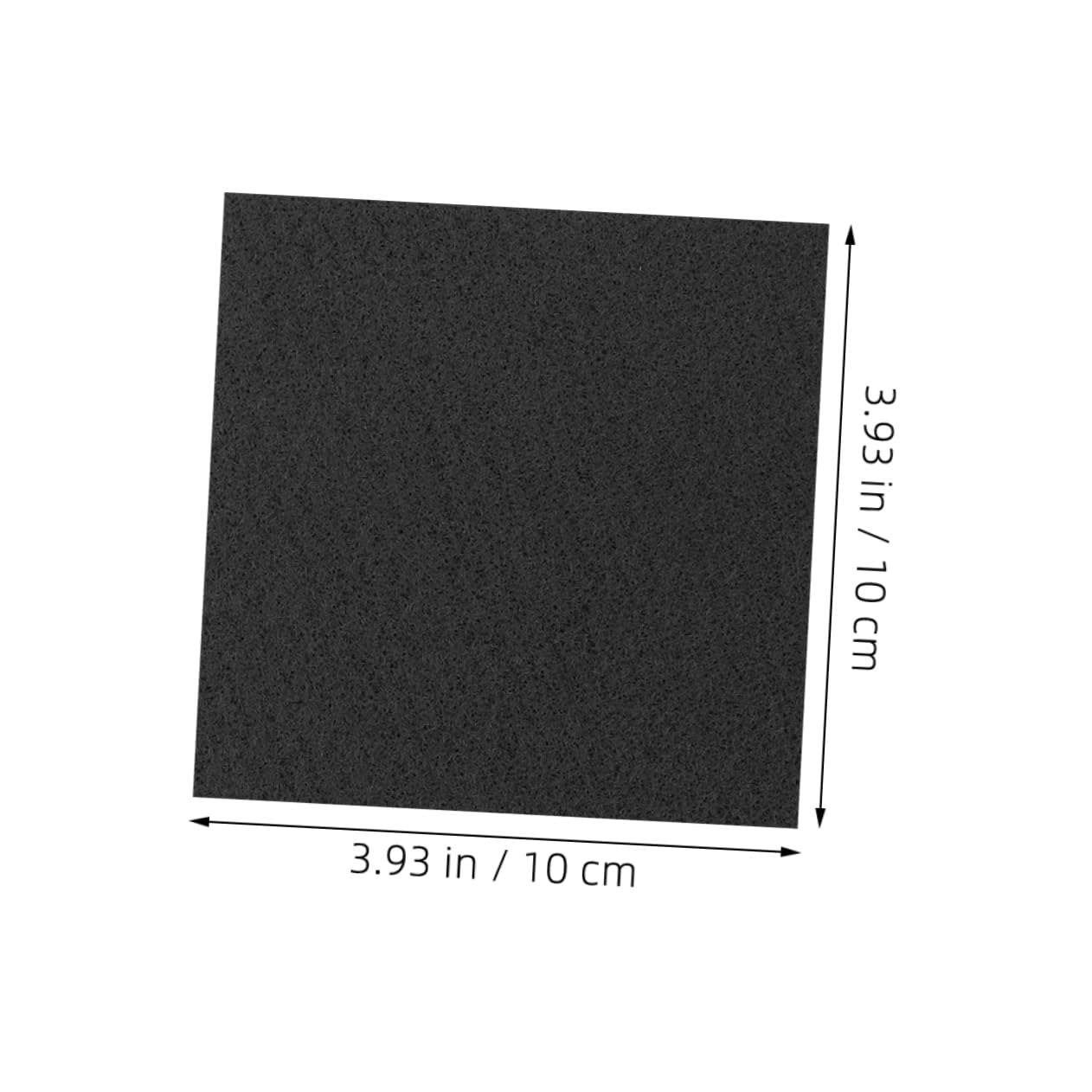 OUNONA 2pcs Vacuum Furnace Insulation Felt Carbon Felt Carbonized Graphite Cloth Graphite Fiber Wick Welding Thermal Blanket Graphite Cloth Wick Graphite Tape Wick Carbon Fiber Black