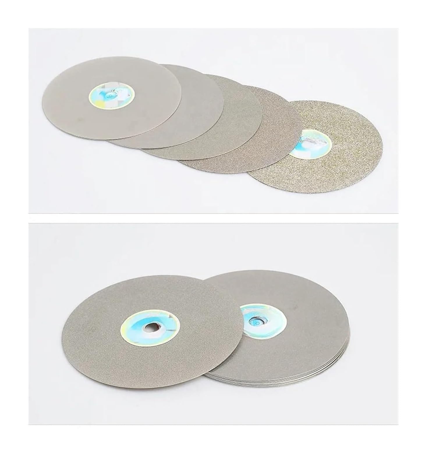 6inch Inner Hole 12.7mm Lapidary Grinding Polishing Wheel Disk Grit 60-3000 Diamond Coated Flat Lap Tool(320)