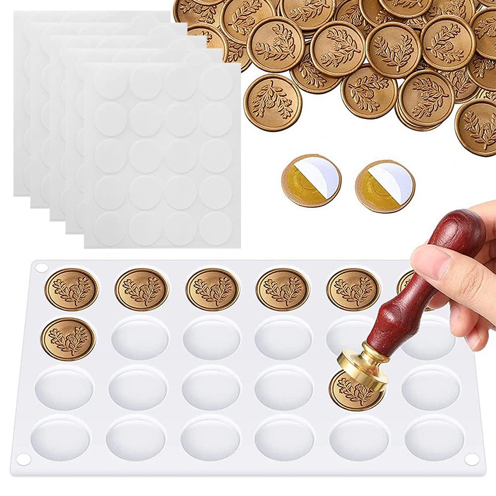 Amazon.co.jp: シーリングスタンプ用 シリコンモールド スタンプ板 丸