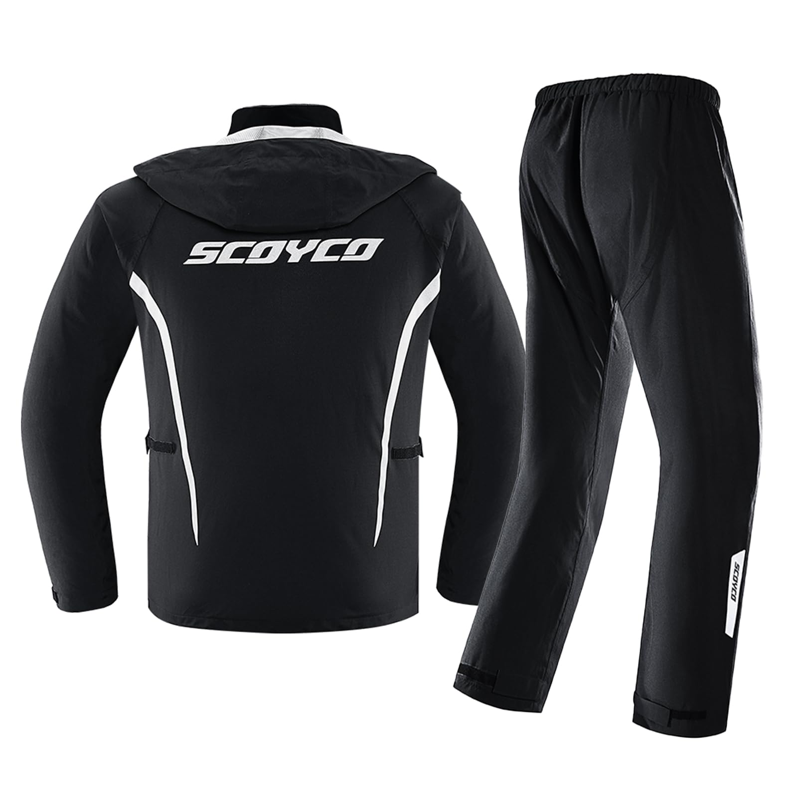 Scoyco Regenjacke Herren Wasserdicht Packbar Leichte Atmungsfähig