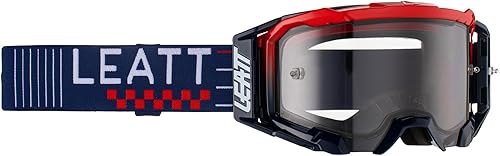 Miniatura 1 de Leatt Goggle Velocity 5.5 Adulto (RojoAzul con Lente Gris Claro)