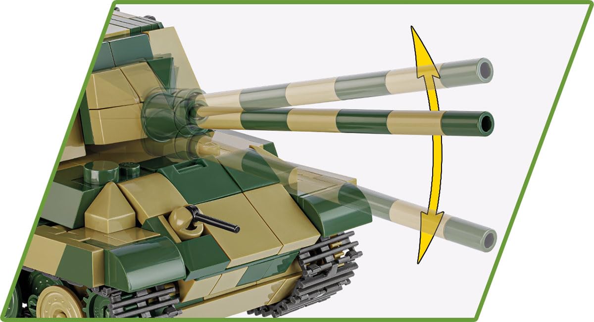 COBI Panzerjäger Tiger AUSF. B Jagdtiger, 22 cm, grün