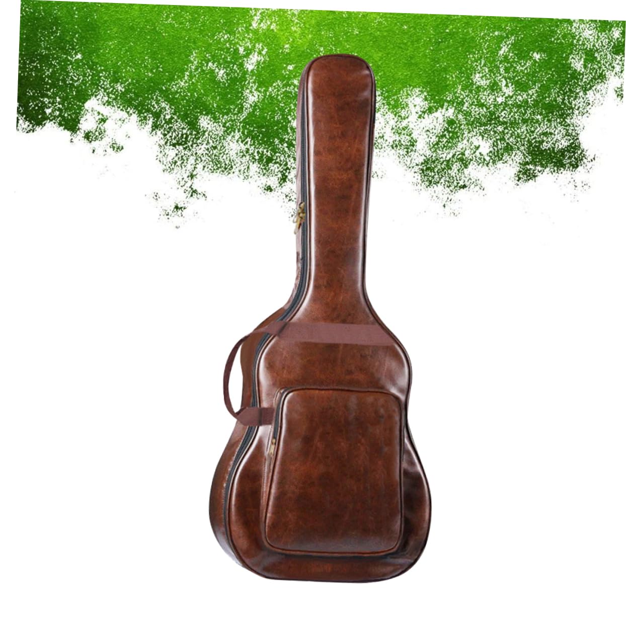 Wasserabweisende Gitarrentasche für Akustikgitarre 41 Zoll mit Doppelseitigem Schultergurt und Großen Außentaschen für Einfaches Reisen und Training