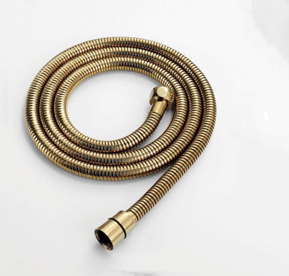 Edelstahl-Badezimmer-Duschkopf-Set, Zubehör – Vollkupfer-Gold, quadratisch, Toilette, WC-Reinigung, Booster-Sprühpistolen-Set, Wandmontage