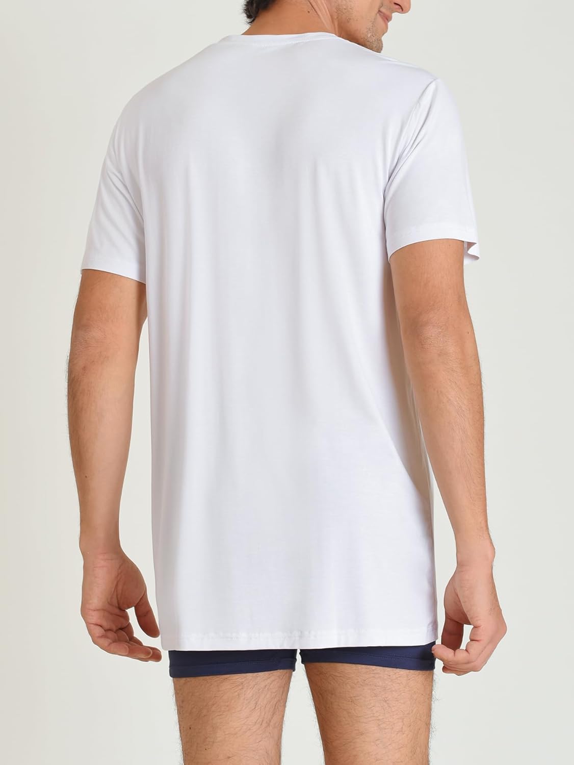 Latuza Men's Soft Viscose Cooling Undershirt for Tall Men - Image 3