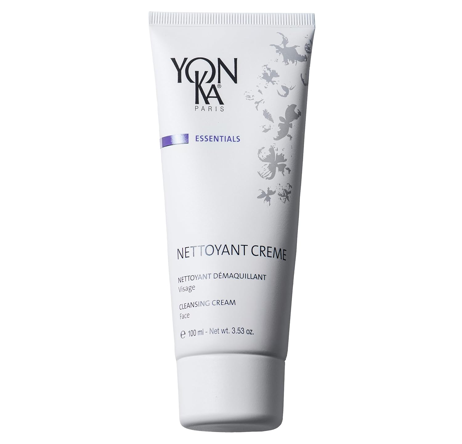 Yonka Nettoyant Creme | Cleansing Makeup Remover Cream | Remove Impurities with Calming Peppermint and Plant Glycerin | For Sensitive to Acne Prone Skin | Paraben-Free | 3.53 oz