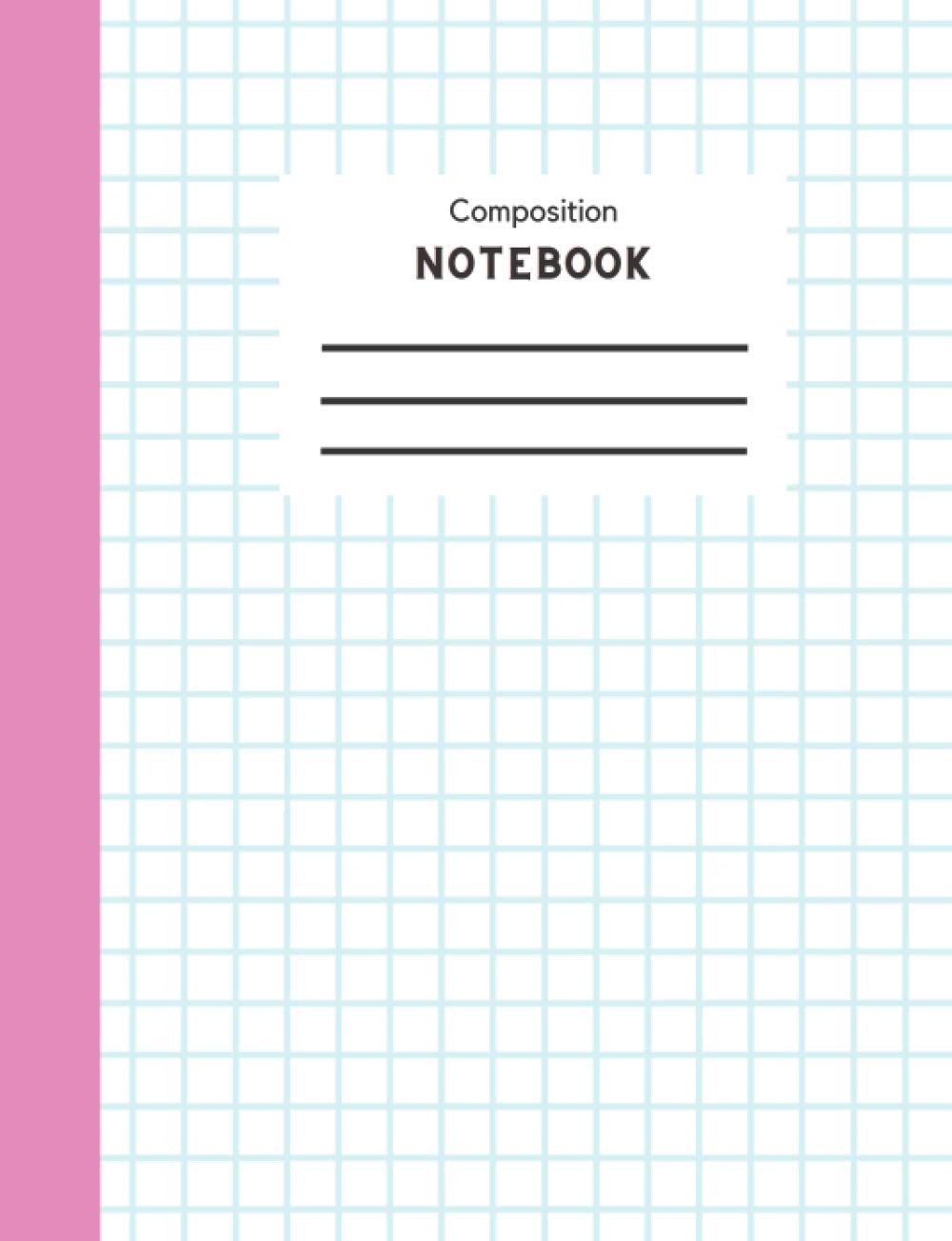 Composition Book: Graph Pattern Composition Notebook 7.5 x 9.75 Wide Ruled 100 Pages