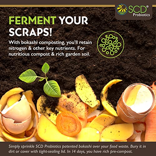 All Seasons Bokashi Compost Starter - Dry Bokashi Bran For Kitchen Compost Bin - Compost Food & Pet Waste Quickly & Easily With Low Odor By Scd Probiotics (2 Gallon) #TOP2