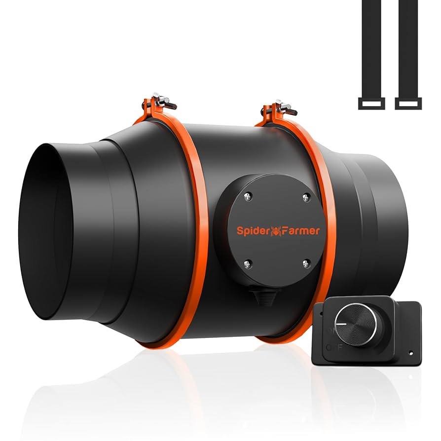 Amazon.com: Spider Farmer 6 Inch Inline Duct Fan with RJ12